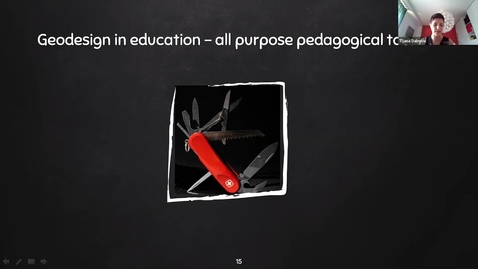 Thumbnail for 2021 International Geodesign Collaboration: Day 2 - Stepping Stones to Geodesign Education