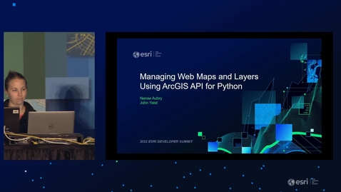 Thumbnail for entry Managing Web Maps and Layers Using ArcGIS API for Python