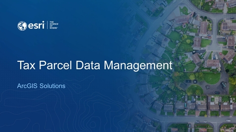 Thumbnail for entry Tax Parcel Data Management