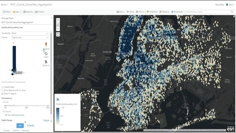 Thumbnail for ArcGIS Velocity: Construct a Big-Data Analytic