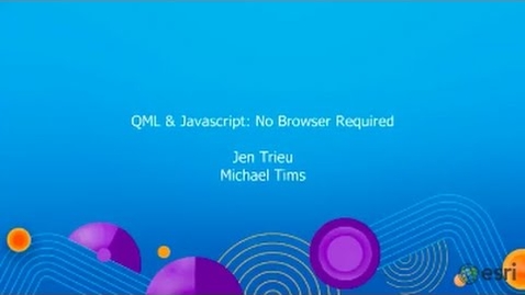 Thumbnail for entry QML &amp; Javascript: No Browser Required