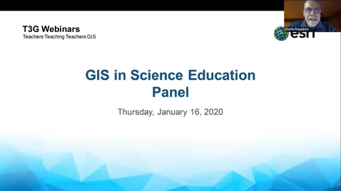 Thumbnail for GIS in Science Ed PanelGIS