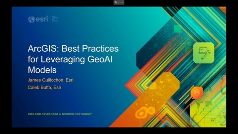 Thumbnail for ArcGIS: Best Practices for Leveraging GeoAI Models
