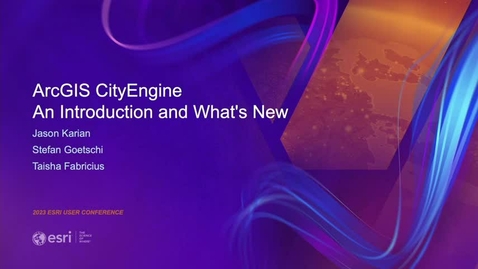 Thumbnail for ArcGIS CityEngine: An Introduction and What's New