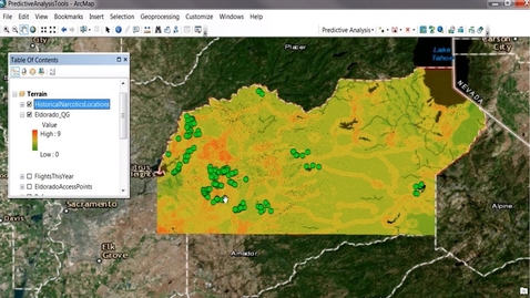 Thumbnail for entry Using ArcGIS to Locate Illegal Drug Farms