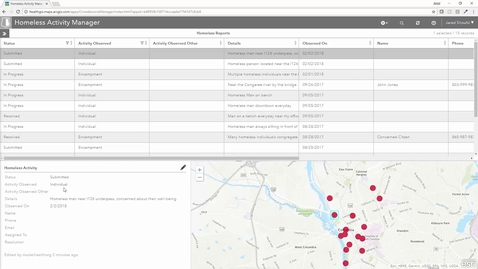 Thumbnail for entry Crowdsource Manager - Homeless Activity Manager