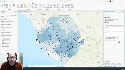 Thumbnail for entry Get Started with Your Own Project Template in ArcGIS Pro