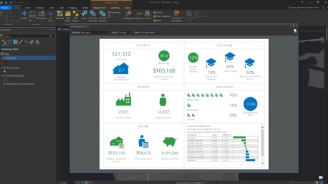 Thumbnail for Use Interactive and Beautiful Infographics in ArcGIS Pro