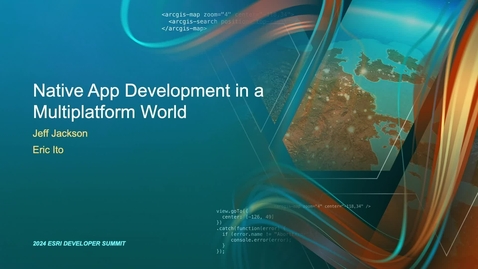 Thumbnail for Native App Development in a Multiplatform World