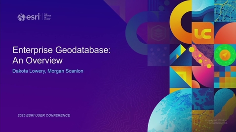 Thumbnail for Enterprise Geodatabase: An Overview