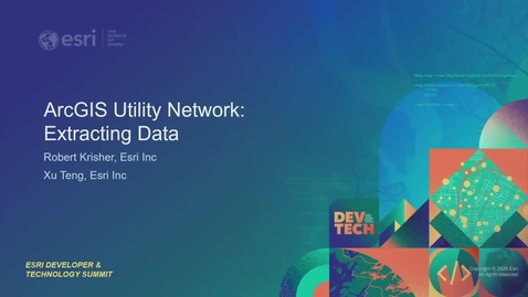 Thumbnail for ArcGIS Utility Network: Extracting Data