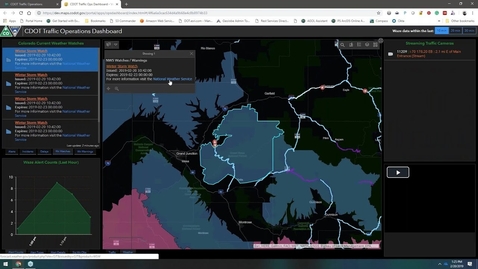 Thumbnail for entry Creating a Traffic Operations Dashboard with ArcGIS