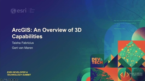 Thumbnail for ArcGIS: An Overview of 3D Capabilities