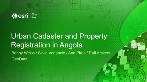Thumbnail for “Successful Implementation” of Urban Cadastre and Property Registration for 18 Provinces in Angola (2023)