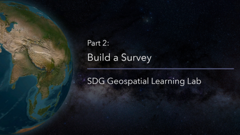 Thumbnail for Build a Survey