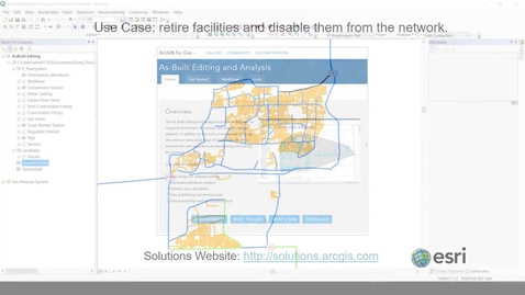 Thumbnail for entry As-Built Editing and Analysis for ArcGIS: Retiring Facilities