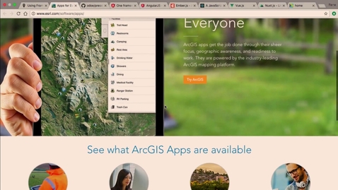 Thumbnail for entry Using Frameworks with the ArcGIS API for JavaScript