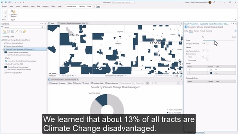 Thumbnail for Make a pie chart in ArcGIS Pro