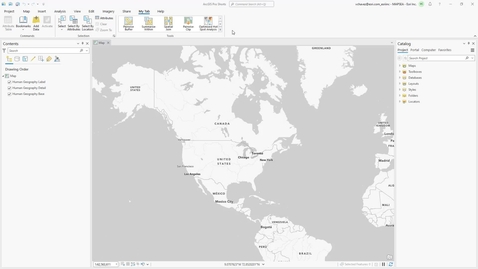 Thumbnail for Organize a custom tab in ArcGIS Pro