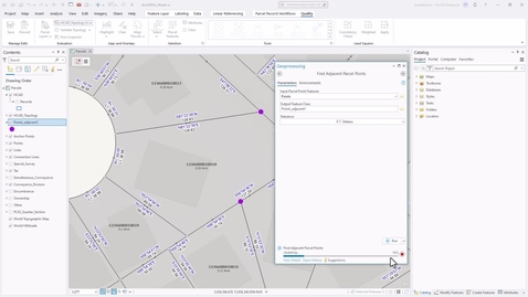 Thumbnail for Find adjacent points in ArcGIS Pro