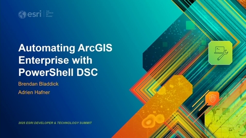 Thumbnail for Automating ArcGIS Enterprise with PowerShell DSC