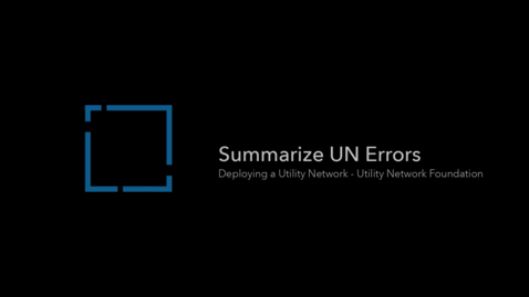 Thumbnail for Deploying with UN Foundations - Summarize UN Errors