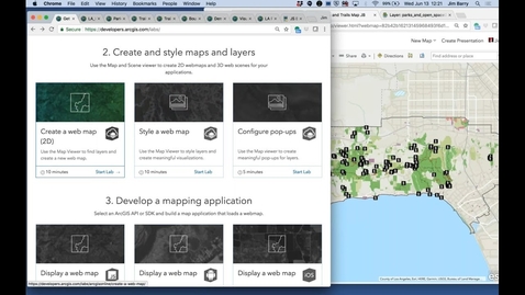 Thumbnail for entry Data, Design, Develop: Learn ArcGIS App Dev Skills with DevLabs