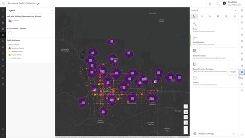 Thumbnail for ArcGIS Online: Analysis Basics