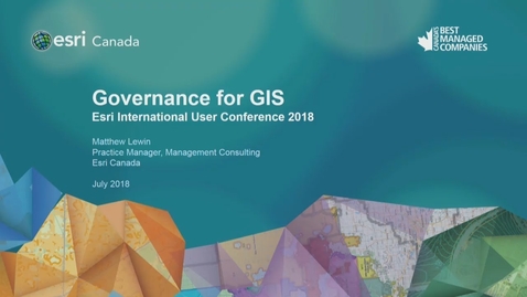 Thumbnail for entry Governance for GIS