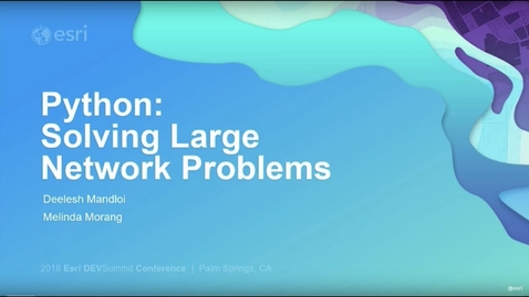 Thumbnail for Python: Solving Large Network Problems