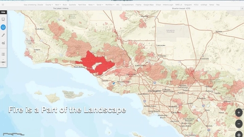 Thumbnail for entry Ventura County Fire's Response to the Thomas Fire Using GIS