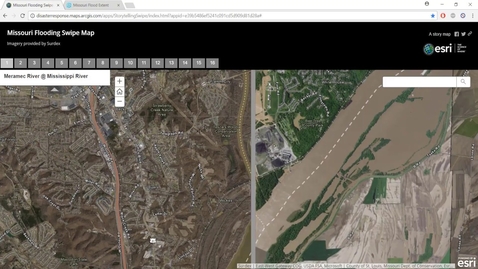 Thumbnail for entry ArcGIS and Imagery: Assess Flood Damage with Raster Analytics