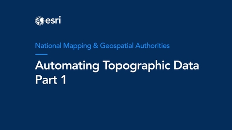 Thumbnail for Automating Topographic Data Part 1
