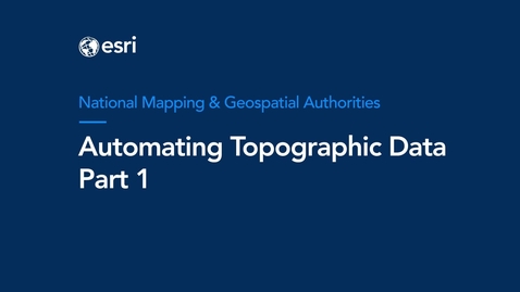 Thumbnail for entry Automating Topographic Data Part 1