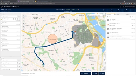 Thumbnail for Force Protection with ArcGIS Mission