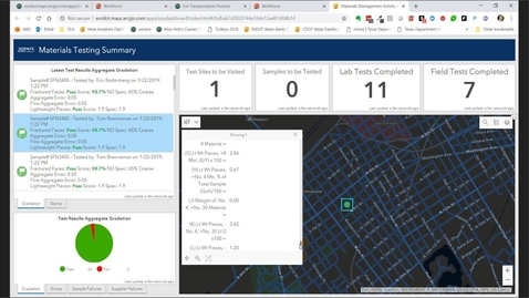 Thumbnail for entry Location Intelligence and Materials Management for DOTs