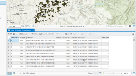 Thumbnail for entry Convert  Coordinates of a single field to two in ArcGIS Pro
