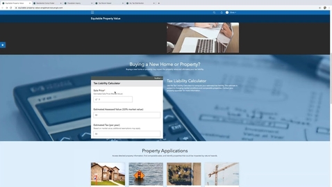 Thumbnail for Equitable Property Value Webinar