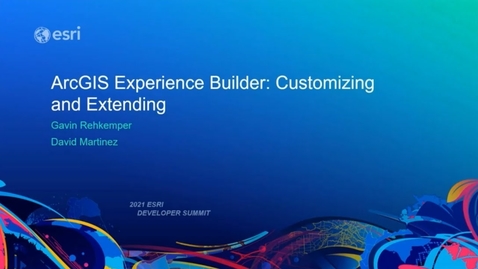 Thumbnail for entry ArcGIS Experience Builder: Customizing and Extending