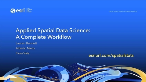 Thumbnail for entry (11098) Applying Spatial Data Science: A Complete Workflow