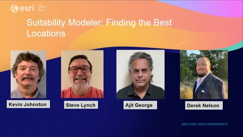 Thumbnail for Suitability Modeler: Finding the Best Locations