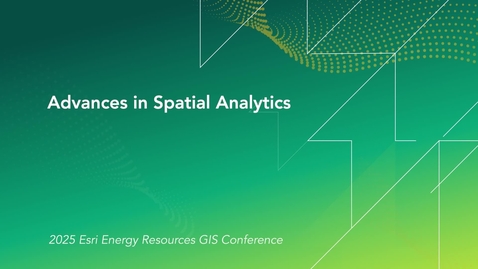 Thumbnail for Advances in Spatial Analytics