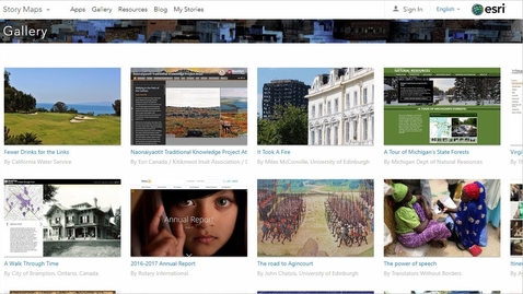 Thumbnail for ArcGIS Online: App Basics