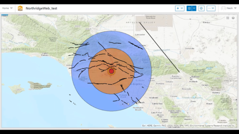 Thumbnail for How To: Filter target elements base on selected features in ArcGIS  Dashboard Classic