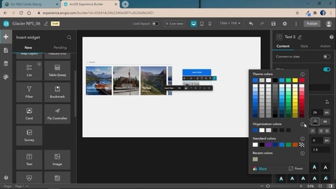 Thumbnail for Getting Started with Data Source in ArcGIS Experience Builder