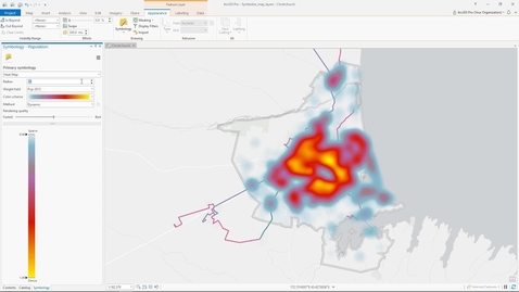 Thumbnail for entry Symbolize map layers in ArcGIS Pro