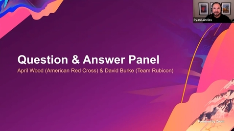 Thumbnail for Disaster and Emergency Management SIG: Panel Discussion @ Esri UC 2021