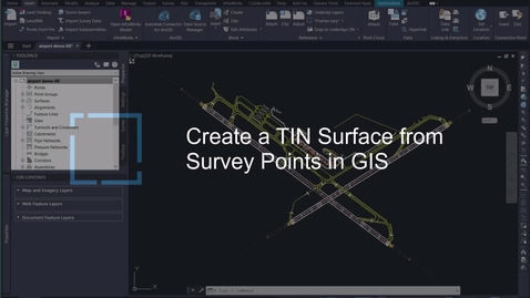 Thumbnail for Create a TIN surface from survey points in GIS