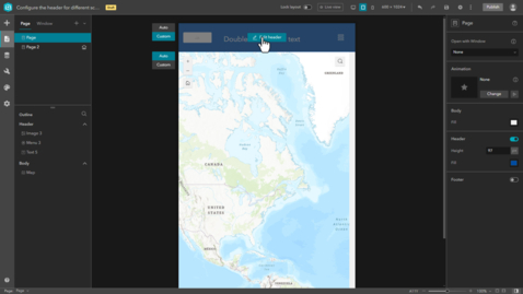 Thumbnail for Configure the Header of a Web Experience for Different Screen Sizes in ArcGIS Experience Builder