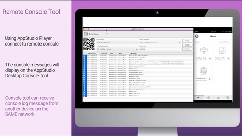 Thumbnail for Debugging apps using AppStudio Player with Remote Console Tool: AppStudio Jumpstart Videos